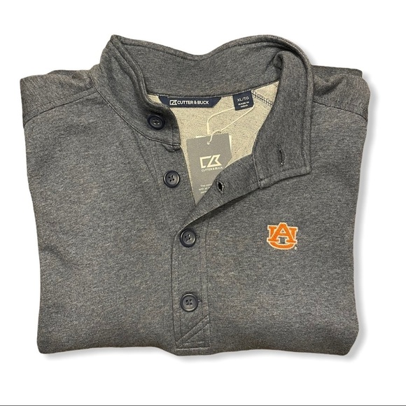 Auburn Tigers Saturday Mock Pullover Sweatshirt - Picture 2 of 2